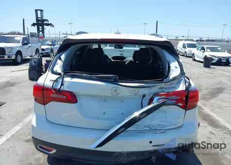 2016 Acura Mdx Advance Entertainment Packages/Advance Package from USA, damaged, VIN 5FRYD3H90GB010095